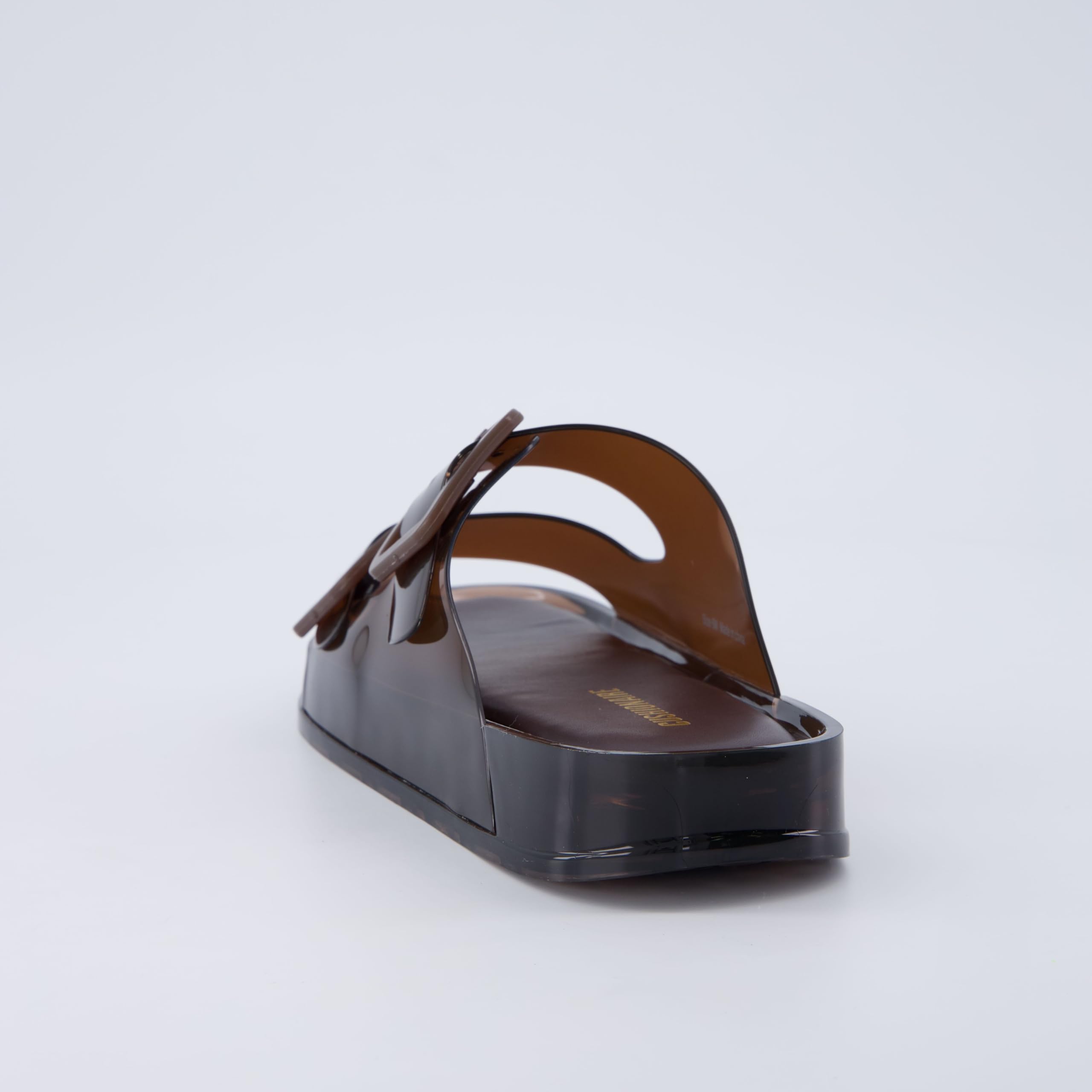 CUSHIONAIRE Pool Slides for Women Waterproof Double Buckle Adjustable Slip-On Womens Sandals for Beach Shower Casual Wear