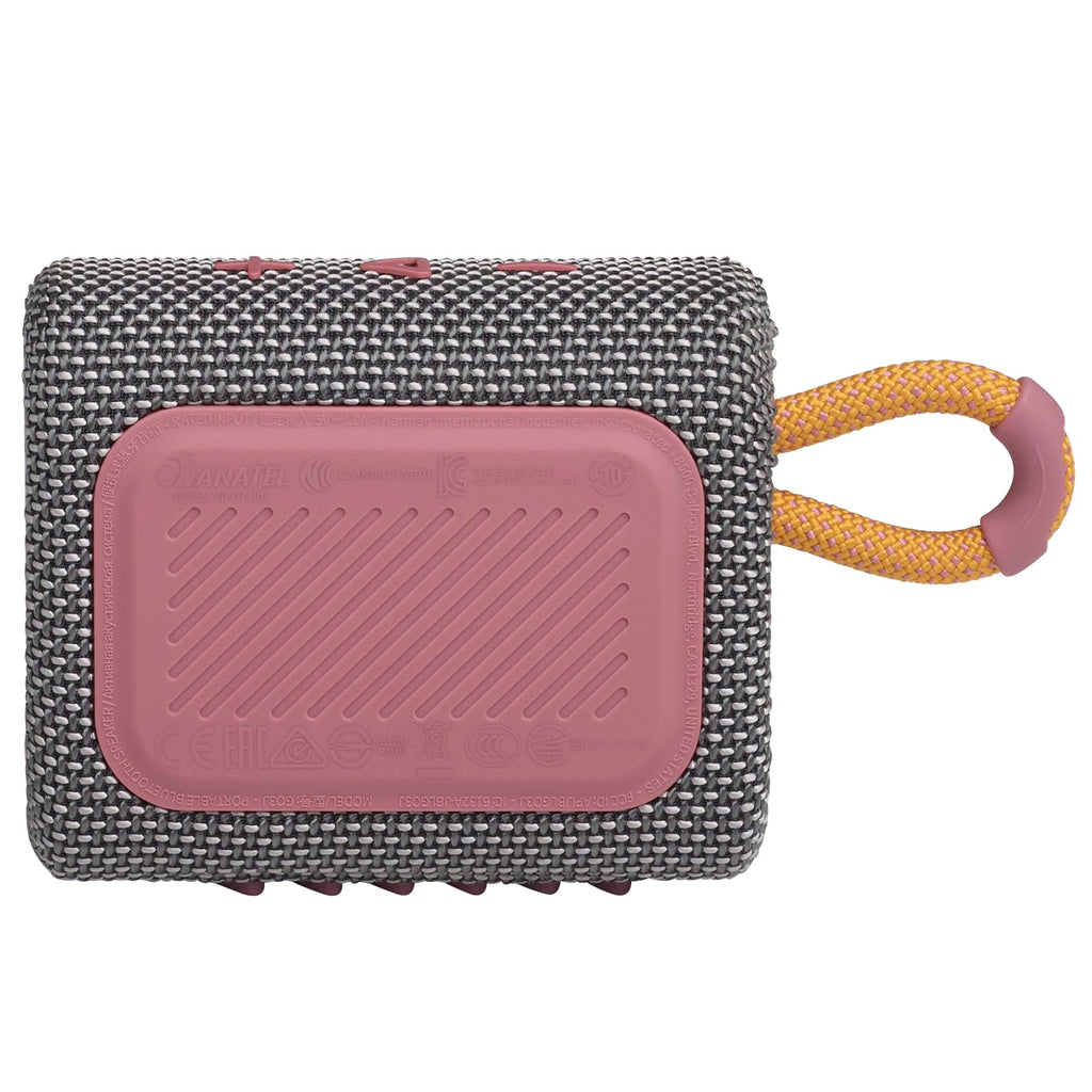 JBL Go 3 - Portable Mini Bluetooth Speaker, big audio and punchy bass, IP67 waterproof and dustproof, 5 hours of playtime, speaker for home, outdoor and travel (Red)
