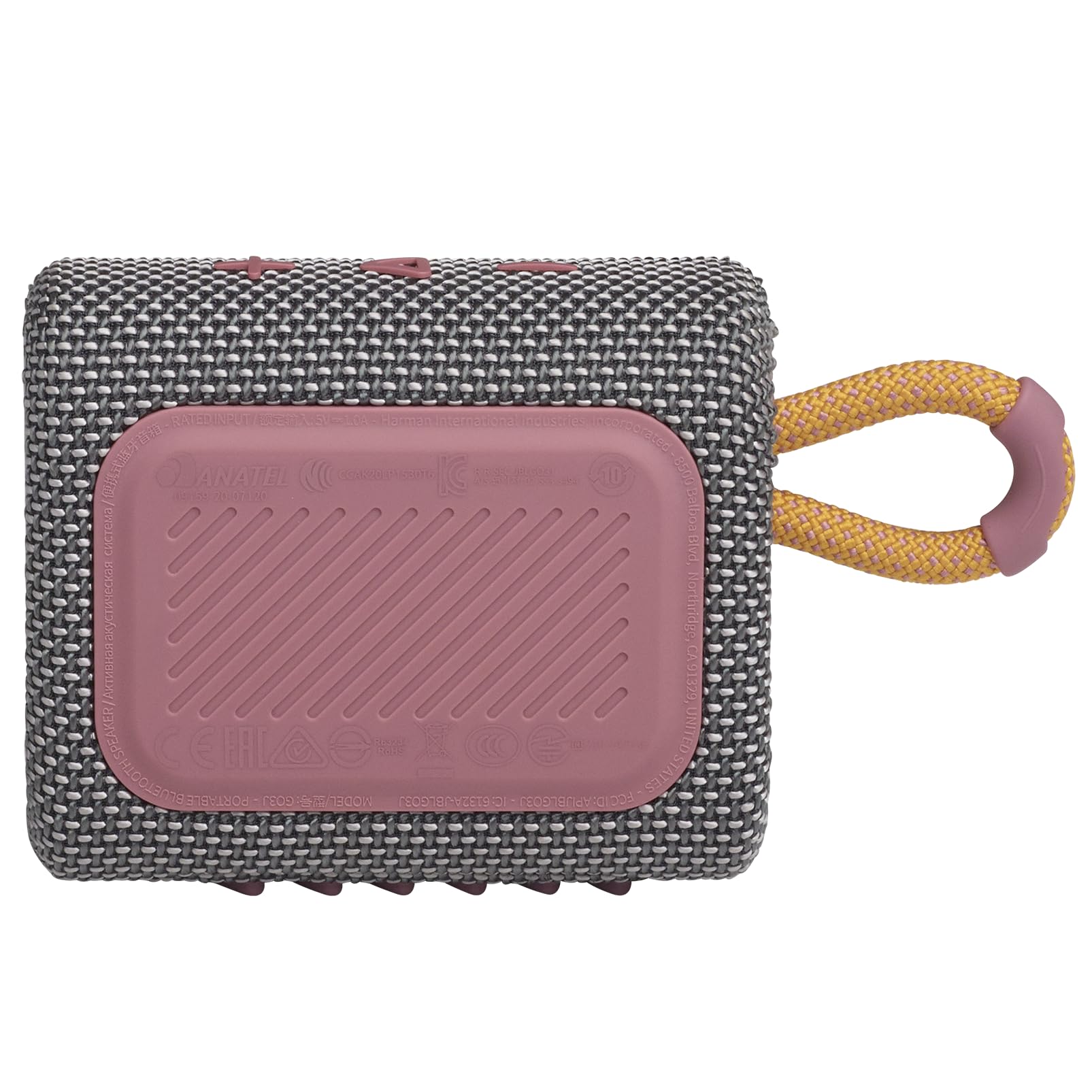 JBL Go 3 - Portable Mini Bluetooth Speaker, big audio and punchy bass, IP67 waterproof and dustproof, 5 hours of playtime, speaker for home, outdoor and travel (Red)