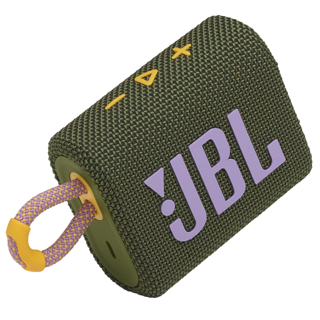JBL Go 3 - Portable Mini Bluetooth Speaker, big audio and punchy bass, IP67 waterproof and dustproof, 5 hours of playtime, speaker for home, outdoor and travel (Red)