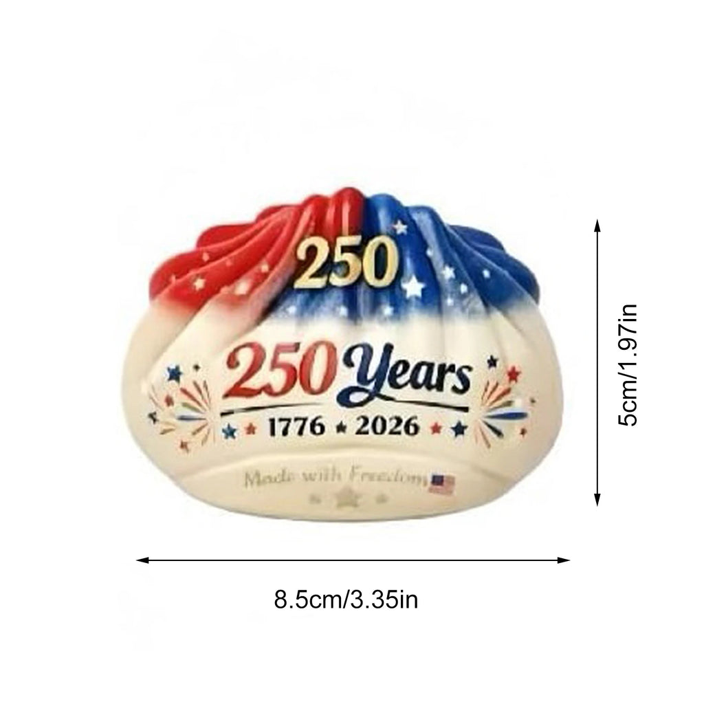 12pcs/Set USA Anniversary Liberty Dumplings USA 250th Anniversary Slow Rising Squeeze Fidget 1776-2026 Gift for Kids Adults